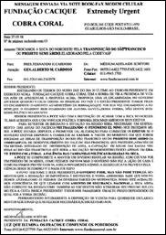 carta FHC assina com Bird o acordo para o Pró-Água